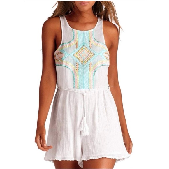 Vitamin A Pants - Vitamin A, Racquel Romper, Size S